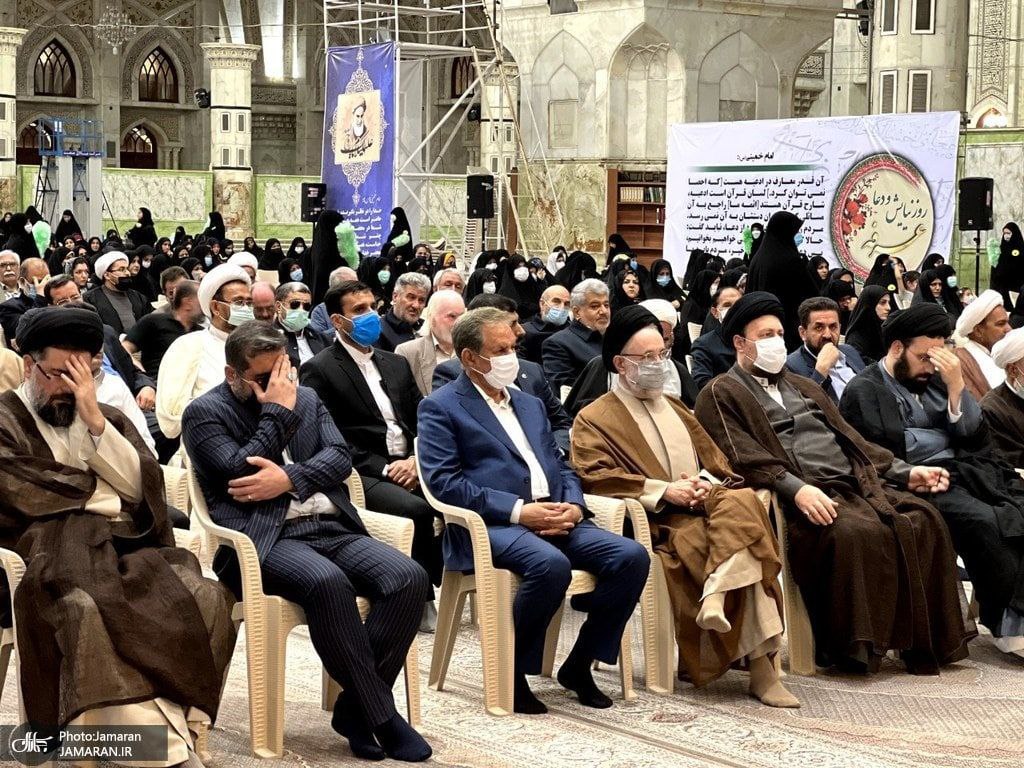 قابی جدید از خاتمی، سید حسن و جهانگیری و وزیر رئیسی 2