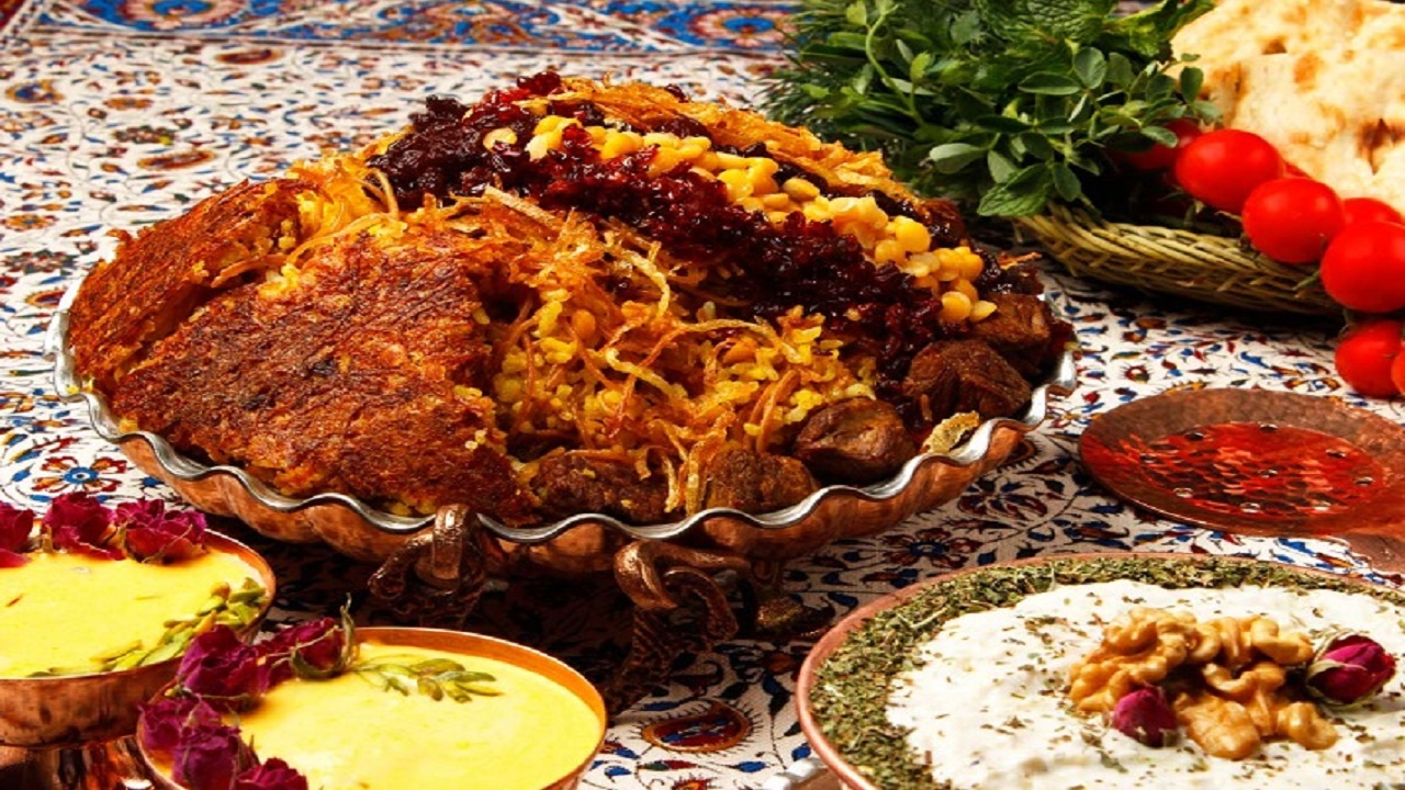 طرز تهیه پلو شاه عباسی غذای سنتی و خوش عطر 3