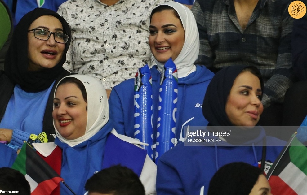 جنجال بزرگ با حضور خواننده زن عرب به جای شکیرا و تماشاگر زن فوتبال جام عراق + عکس 5