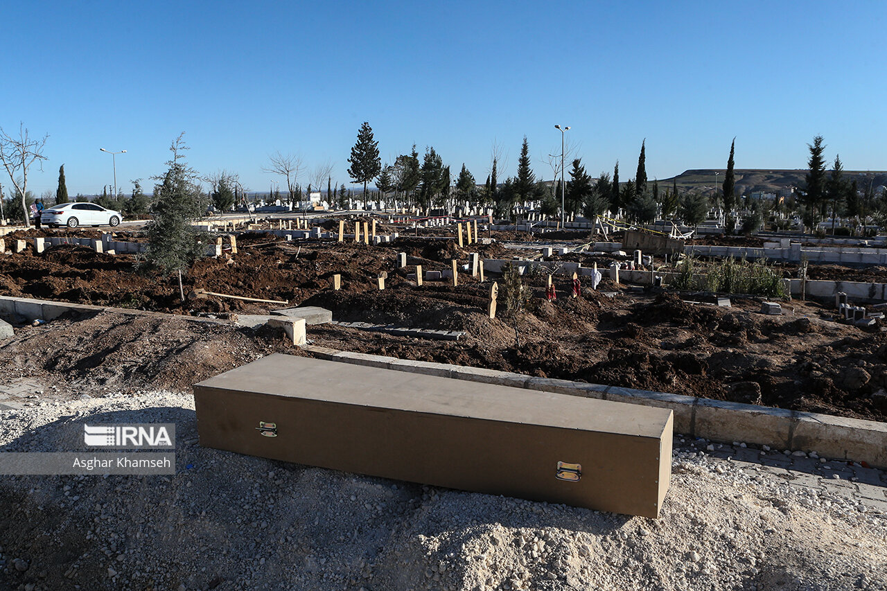 قبرهای کشته شدگان زلزله ترکیه