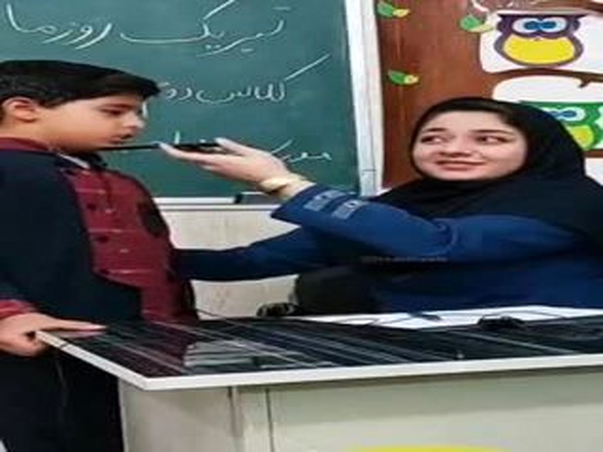 ویدئوی زیبا از  معلم خوش‌ذوق  کاشانی