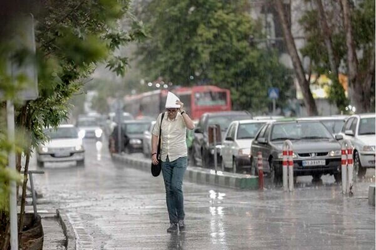 تهران بارانی و احتمال تگرگ +پیش بینی آب و هوا 
