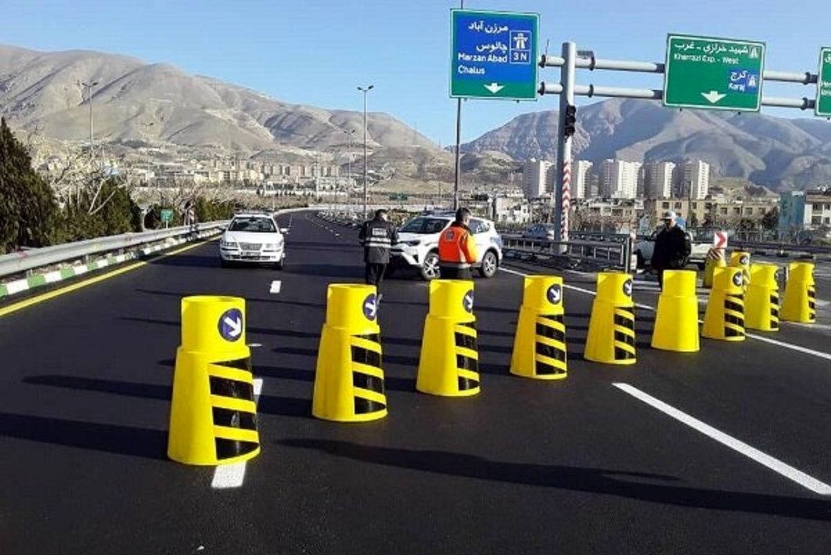 جاده کرج چالوس بسته شد