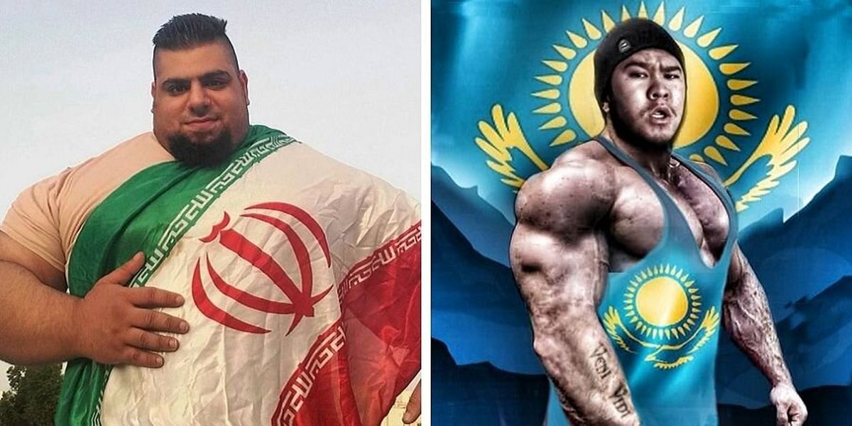 وقتی گوریل قزاقستانی، هالک ایرانی را تهدید کرد + تصاویر
